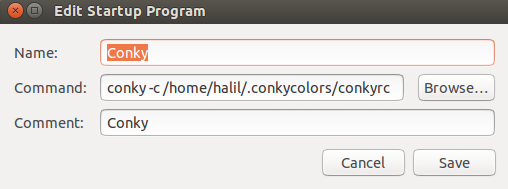 conky-start